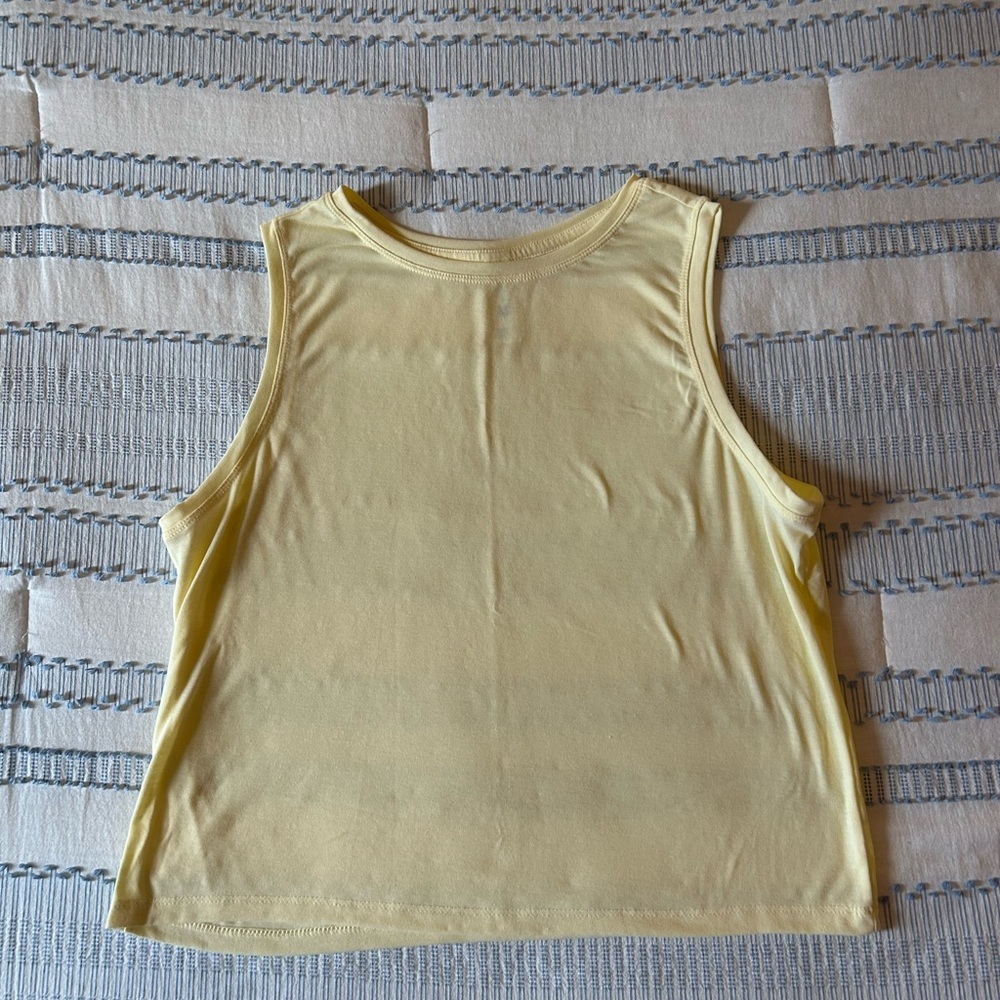 Women’s All in Motion Light Yellow Muscle Tank